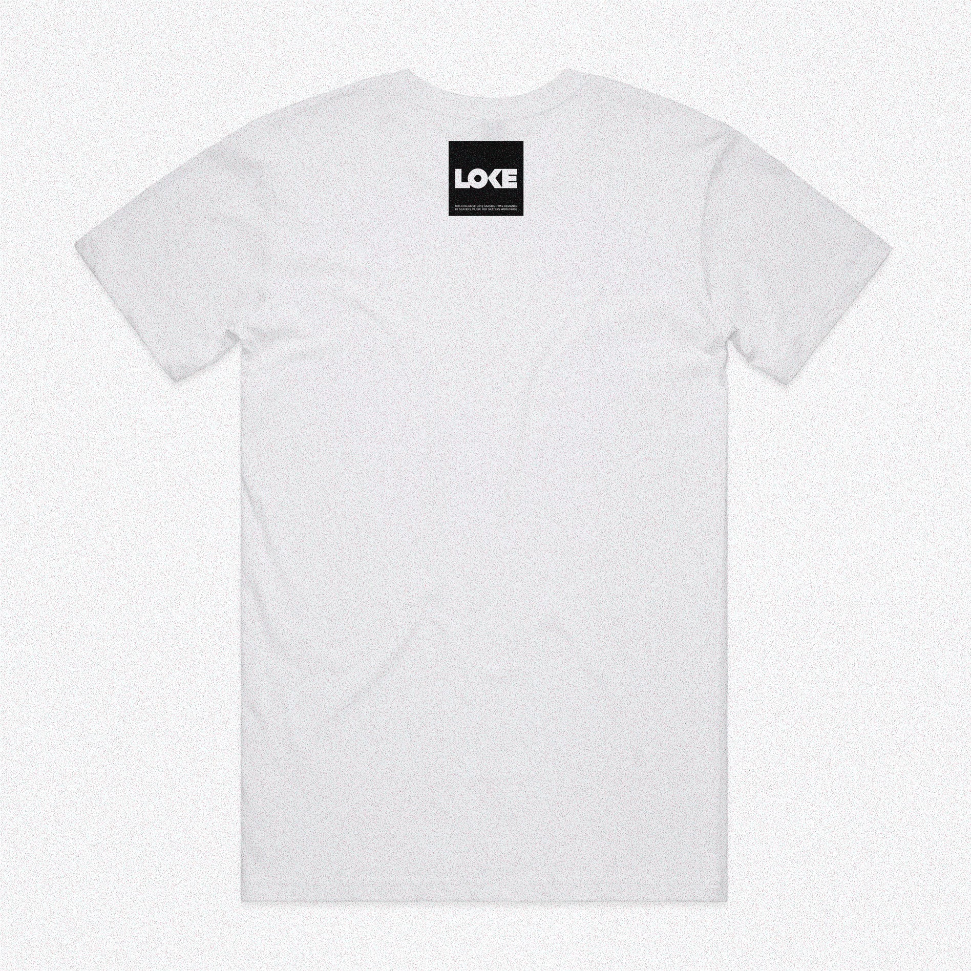 Loke Logo Short-Sleeve White Tee